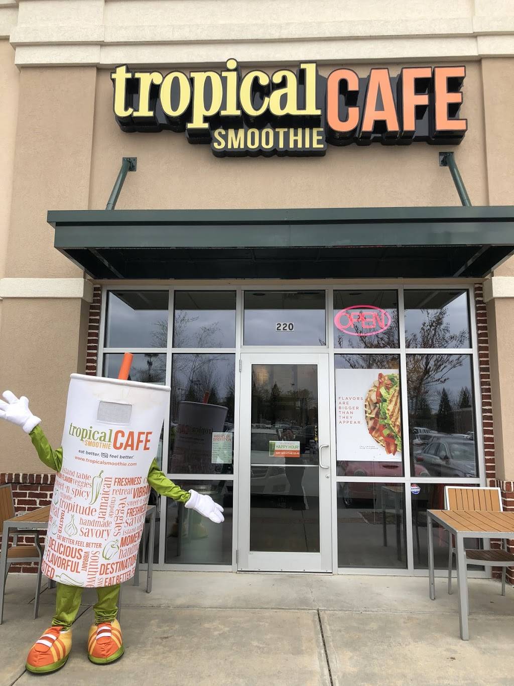 Tropical Smoothie Café | restaurant | 2133 GA-20 #220, Conyers, GA 30013, USA | 7706488385 OR +1 770-648-8385