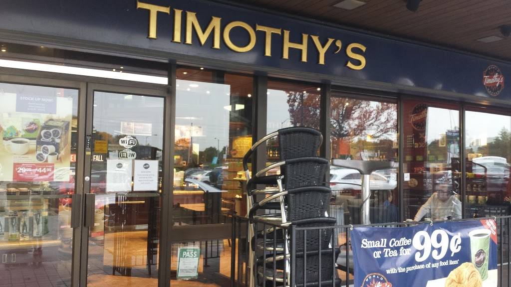 Timothys World Coffee | cafe | 250 Wincott Dr, Etobicoke, ON M9R 2R5, Canada | 4162486372 OR +1 416-248-6372