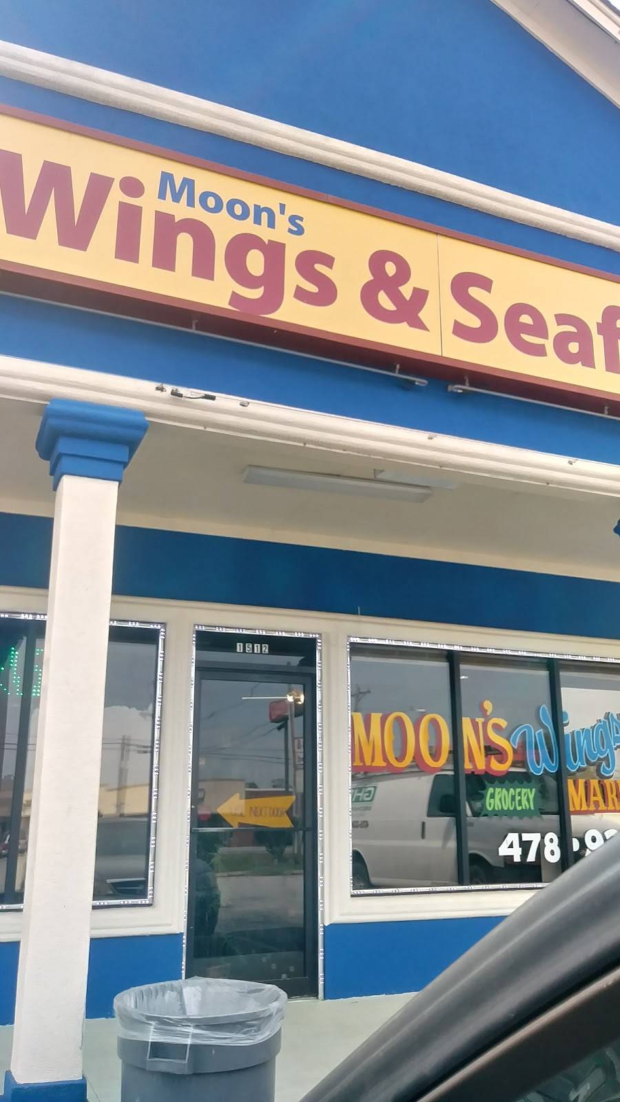 Moons Wings and Seafood | restaurant | 1512 Elberta Rd, Warner Robins, GA 31093, USA | 4789234555 OR +1 478-923-4555