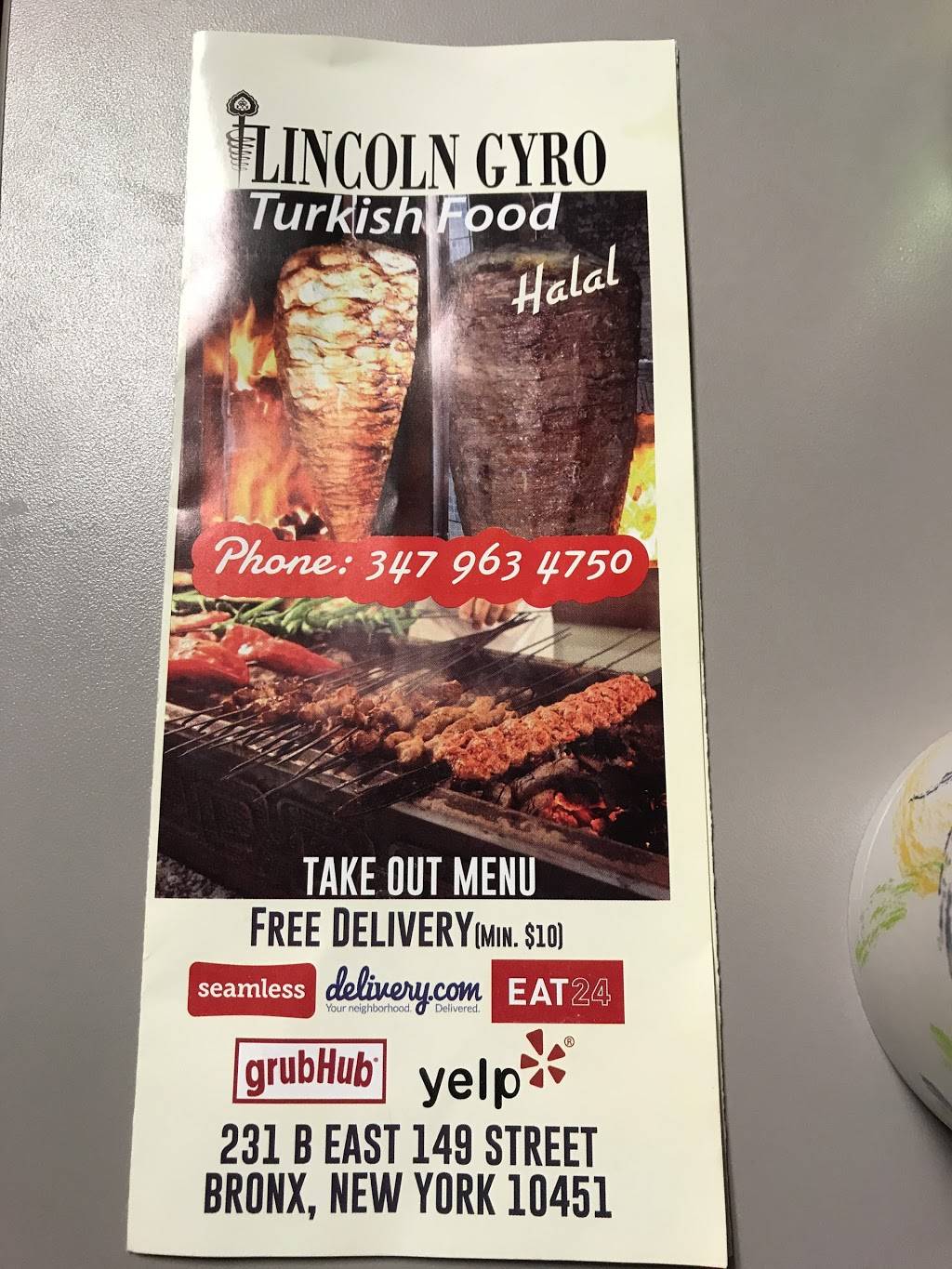 Lincoln Gyro | restaurant | 231 b E 149th St, Bronx, NY 10451, USA | 3479634750 OR +1 347-963-4750