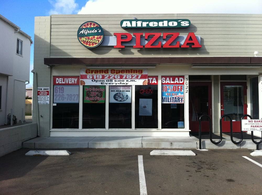 Alfredos Pizzeria | restaurant | 3022 Cañon St, San Diego, CA 92106, USA | 6192267827 OR +1 619-226-7827