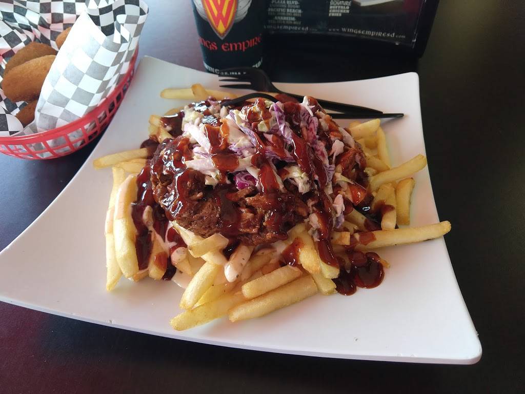 Wings Empire | restaurant | 7520 El Cajon Blvd, La Mesa, CA 91942, USA | 6194614444 OR +1 619-461-4444