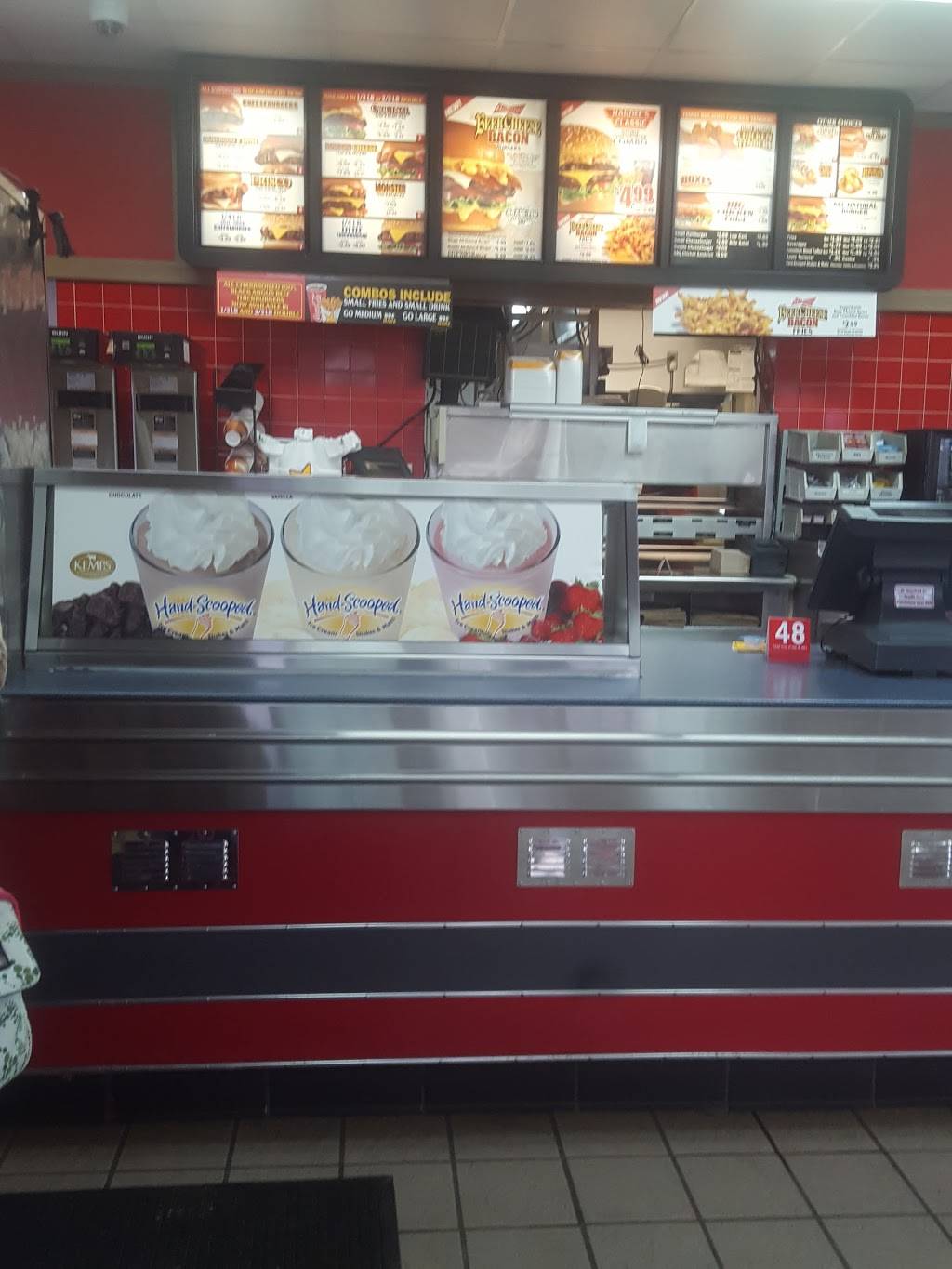 Hardees | restaurant | 91 S Main St, Alpharetta, GA 30009, USA | 7704752401 OR +1 770-475-2401