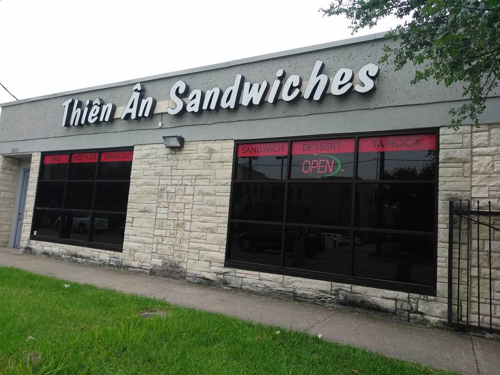 Thien An Sandwiches | meal takeaway | 2611 San Jacinto St, Houston, TX 77004, USA | 7135227007 OR +1 713-522-7007