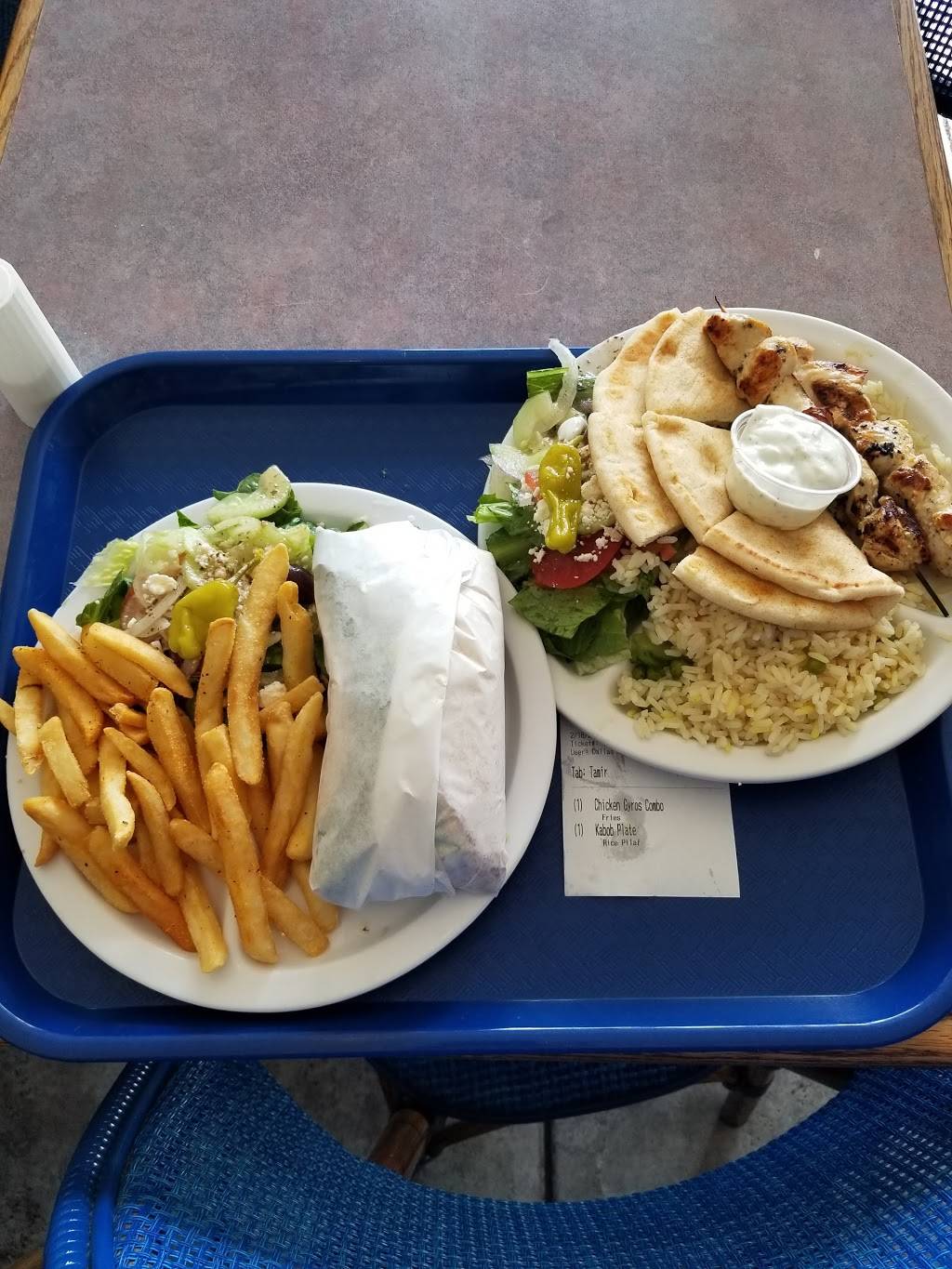 Dinos Gyros Greek Cafe and Taverna | restaurant | 4705 Clairemont Dr Ste D, San Diego, CA 92117, USA | 8582741619 OR +1 858-274-1619