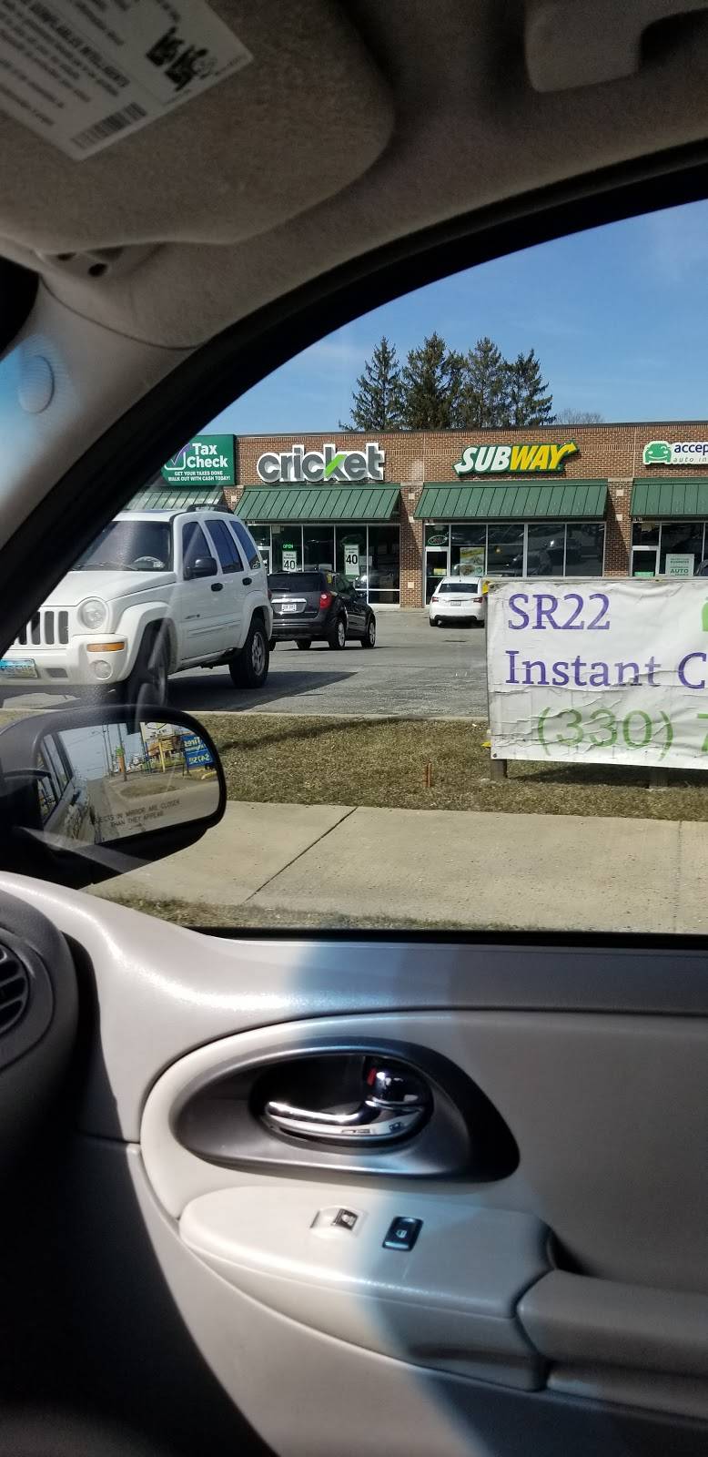 Subway | restaurant | 4774 Mahoning Ave, Austintown, OH 44515, USA | 3302590092 OR +1 330-259-0092