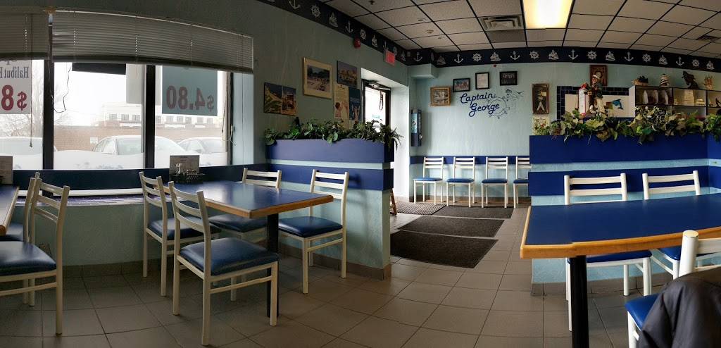 Captain Georges Fish & Chips | restaurant | 14 Wellington St E, Aurora, ON L4G 1H4, Canada | 9058417668 OR +1 905-841-7668