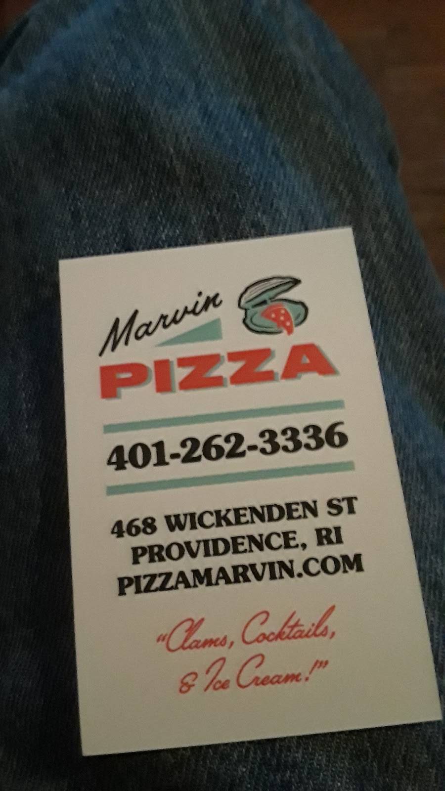 Pizza Marvin | restaurant | 468 Wickenden St, Providence, RI 02903, USA | 4012623336 OR +1 401-262-3336