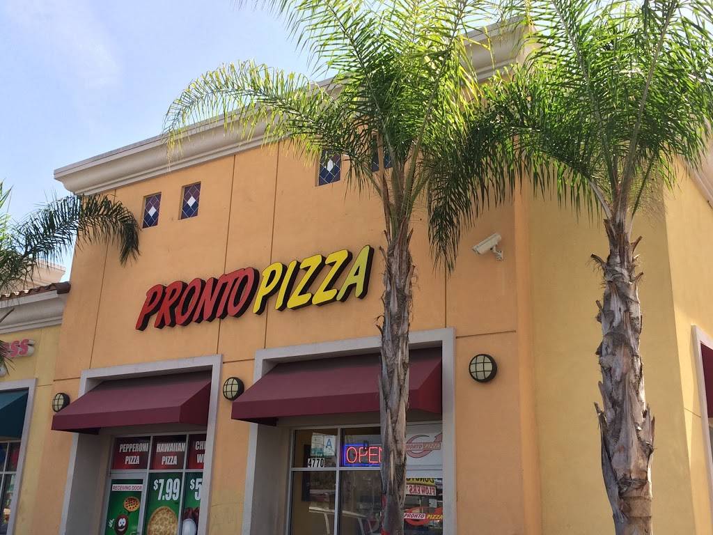 Pronto Pizza | restaurant | 4770 East Cesar E Chavez Avenue, Los Angeles, CA 90022, USA | 3235264040 OR +1 323-526-4040
