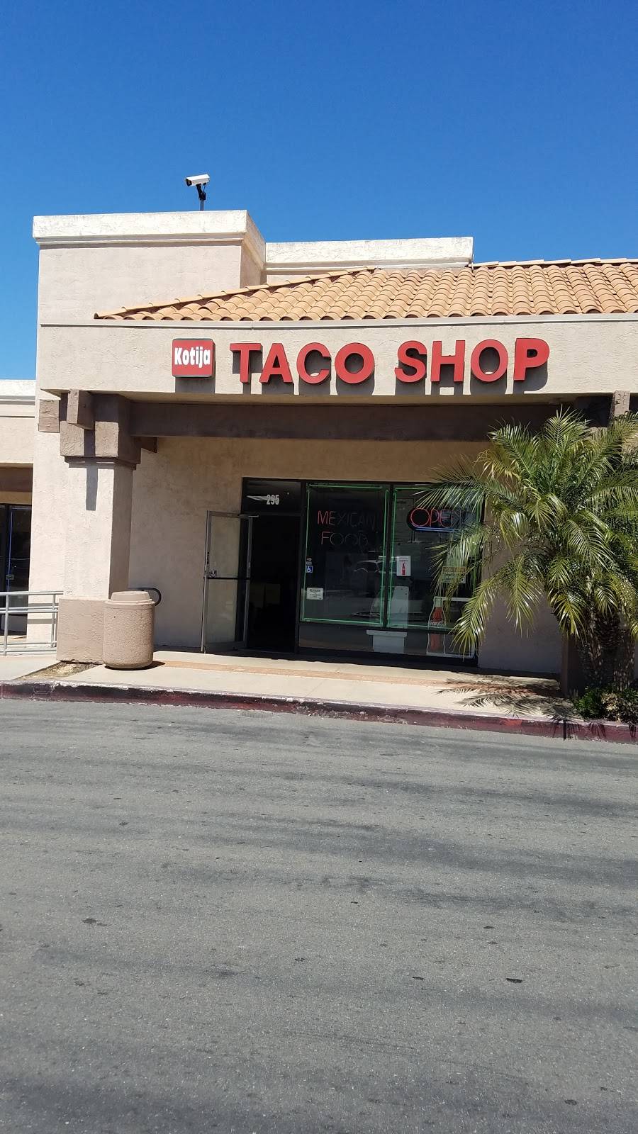 Kotija Taco Shop | restaurant | 5421, 295 E Orange Ave, Chula Vista, CA 91911, USA | 6194263850 OR +1 619-426-3850