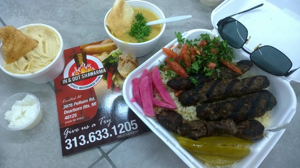 In & Out Shawarma | restaurant | 3976 Pelham St, Dearborn Heights, MI 48125, USA | 3136331205 OR +1 313-633-1205