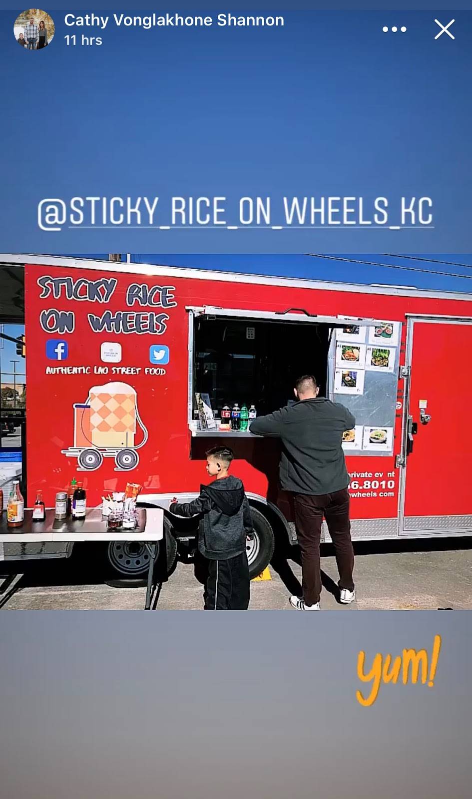 Sticky Rice on Wheels | restaurant | 115 N Chester St, Olathe, KS 66061, USA | 9132868010 OR +1 913-286-8010