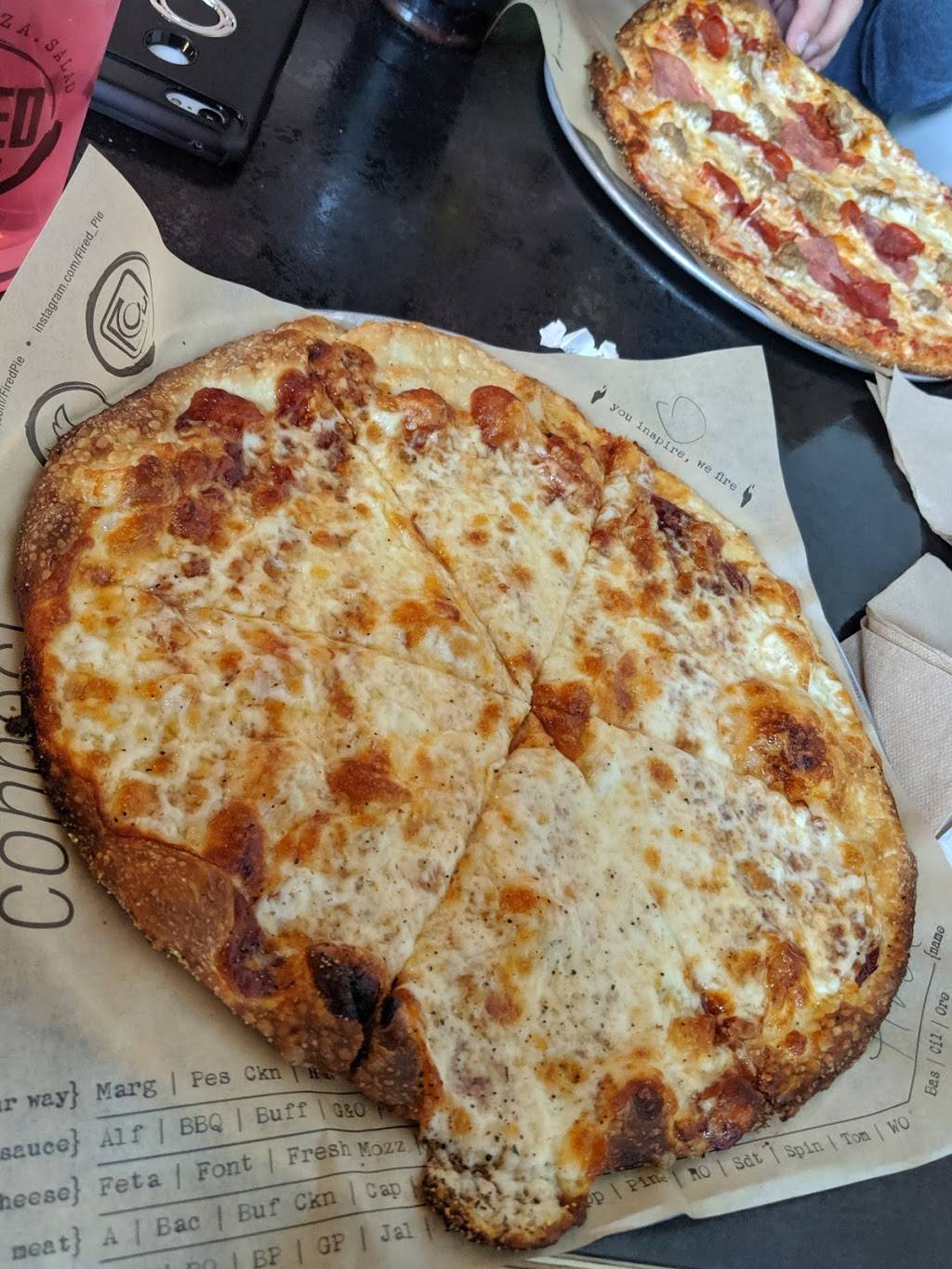 Fired Pie | restaurant | 1003 N Dobson Rd Suite 106, Mesa, AZ 85210, USA | 4802479788 OR +1 480-247-9788