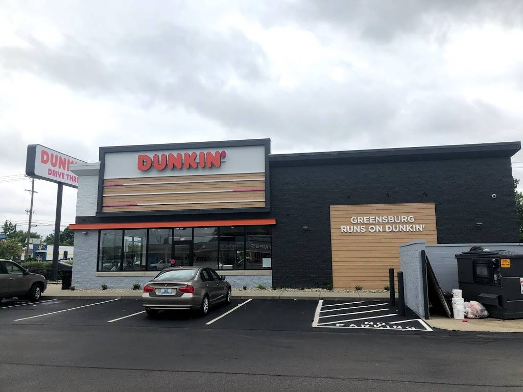 Dunkin | bakery | 1801 N Lincoln St, Greensburg, IN 47240, USA | 8124105940 OR +1 812-410-5940