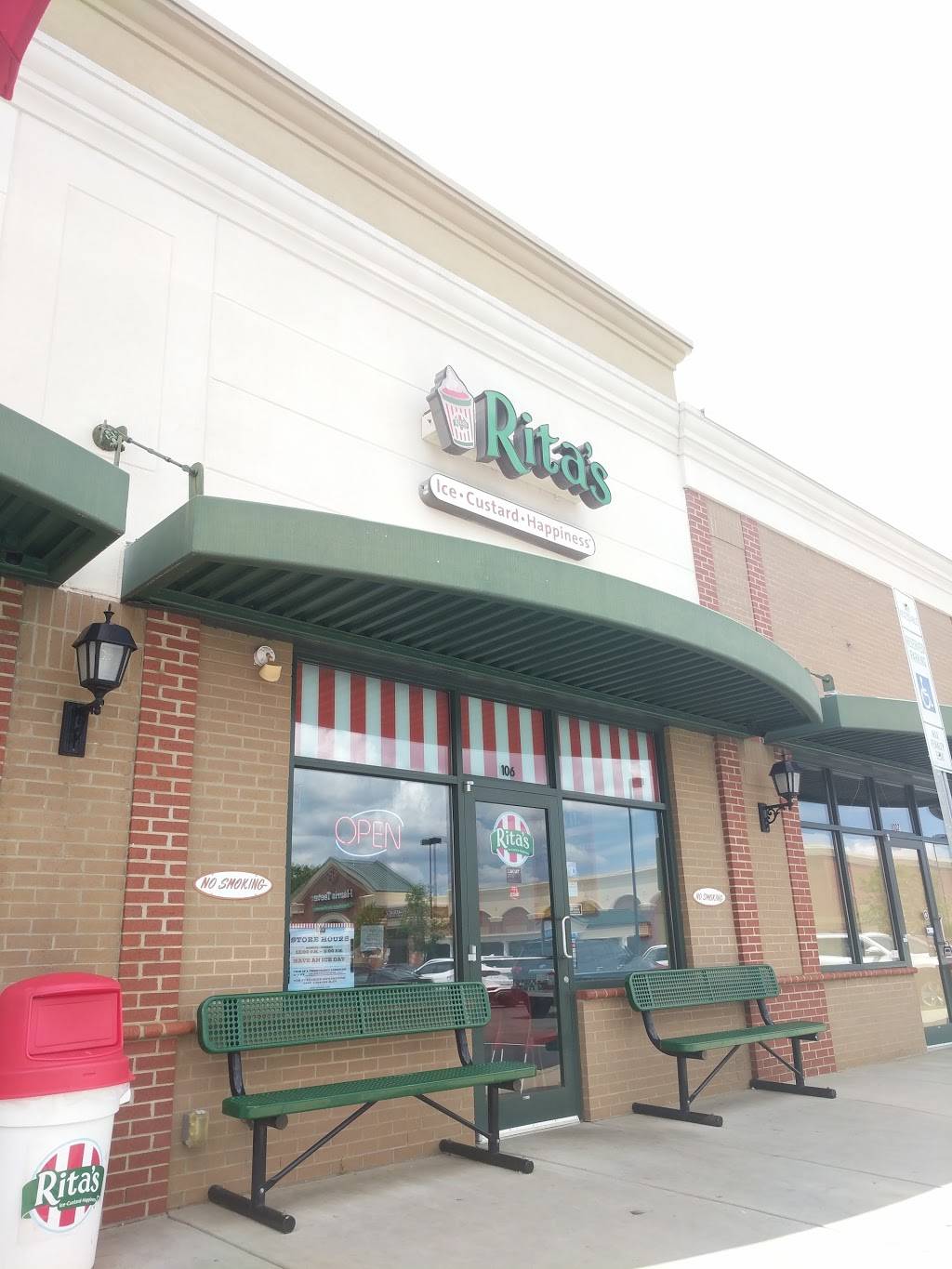 Ritas Italian Ice & Frozen Custard | restaurant | 16631 Lancaster Hwy suite 106, Charlotte, NC 28277, USA | 7045422258 OR +1 704-542-2258