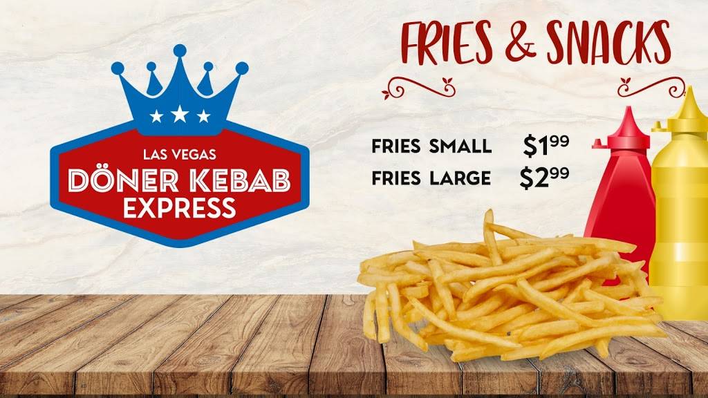 Döner Kebab Express Las Vegas | restaurant | 450 Fremont St, Las Vegas, NV 89101, USA | 7252054929 OR +1 725-205-4929