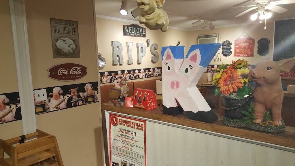 Rips Family BBQ | restaurant | 302 W 5th St, Connersville, IN 47331, USA | 7652221103 OR +1 765-222-1103