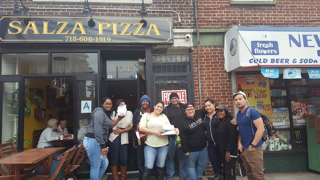 Salza Pizza | restaurant | 73-17 Woodside Ave, Woodside, NY 11377, USA | 7186061919 OR +1 718-606-1919
