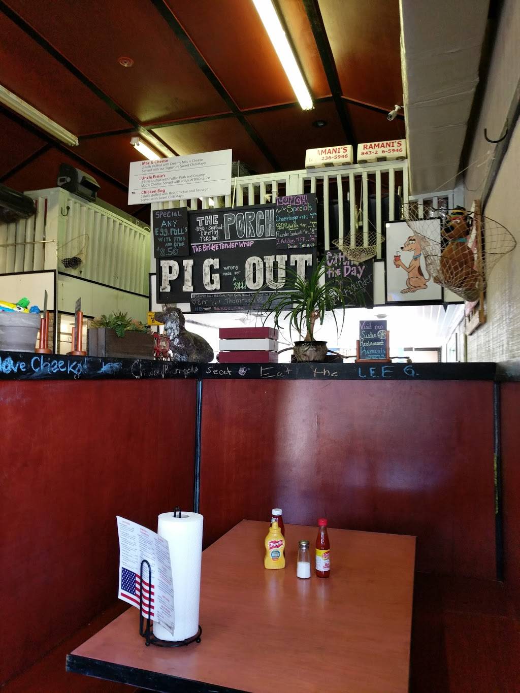 The Porch In Socastee | restaurant | 4211 Peachtree Rd, Myrtle Beach, SC 29588, USA | 8432366060 OR +1 843-236-6060