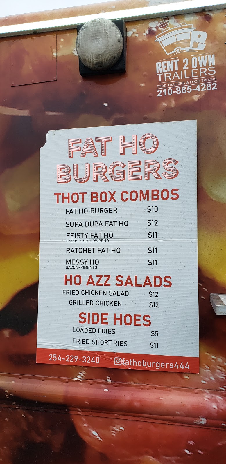 Fat Ho Burger | restaurant | 523 N 13th St, Waco, TX 76701, USA | 2542293940 OR +1 254-229-3940