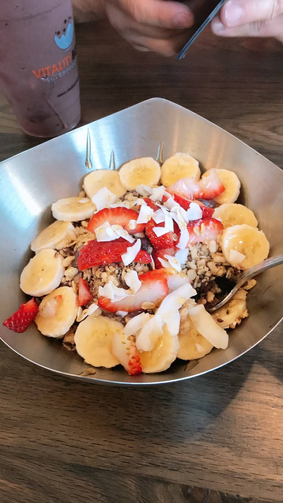Vitality Bowls Mountain View | restaurant | 650 Castro St Suite 140, Mountain View, CA 94041, USA | 6503861653 OR +1 650-386-1653