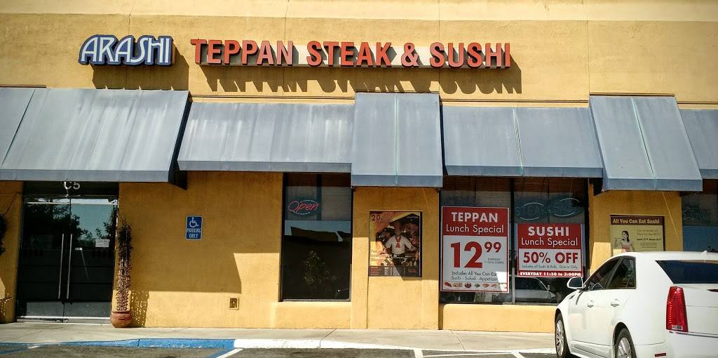 Arashi Teppan Steak & Sushi | restaurant | 40365 Murrieta Hot Springs Rd C-5, Murrieta, CA 92563, USA | 9516770236 OR +1 951-677-0236