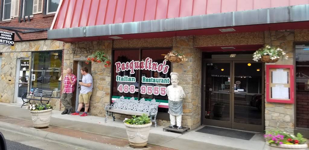 Pasqualinos Italian Restaurant | restaurant | 25 Everett St, Bryson City, NC 28713, USA | 8284889555 OR +1 828-488-9555