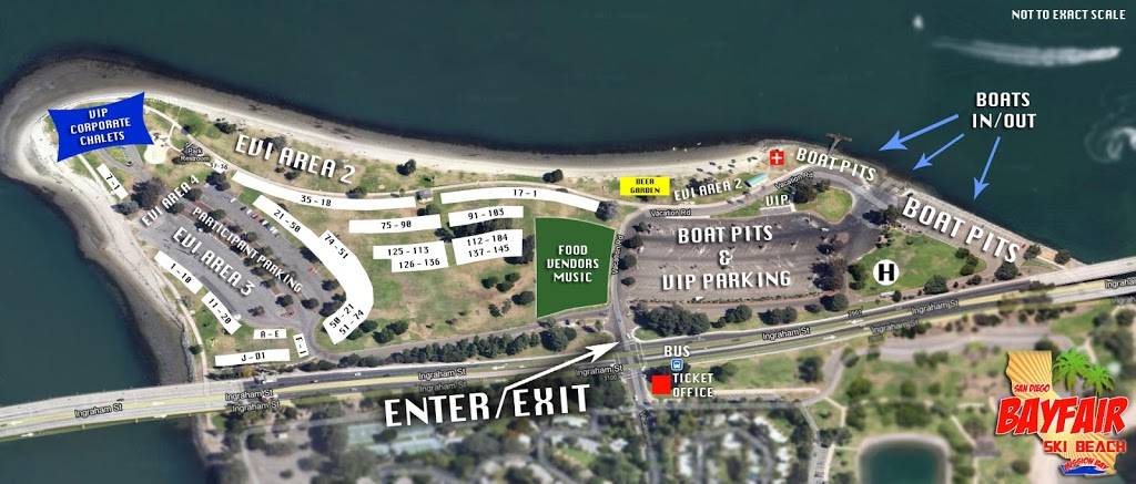 San Diego Bayfair | restaurant | 1404 Vacation Rd, San Diego, CA 92109, USA | 7607898870 OR +1 760-789-8870