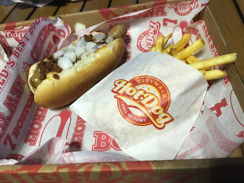 Hot Dog Hall of Fame | restaurant | 6000 Universal Blvd, Orlando, FL 32819, USA | 4072243663 OR +1 407-224-3663