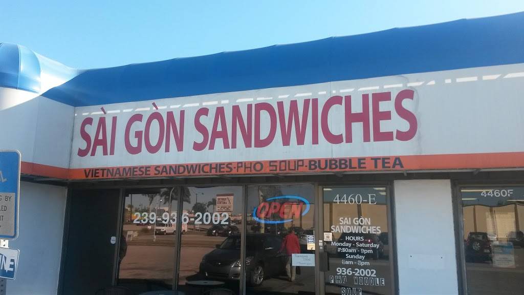 Saigon Sandwiches | restaurant | 4460 Cleveland Ave, Fort Myers, FL 33901, USA | 2399362002 OR +1 239-936-2002