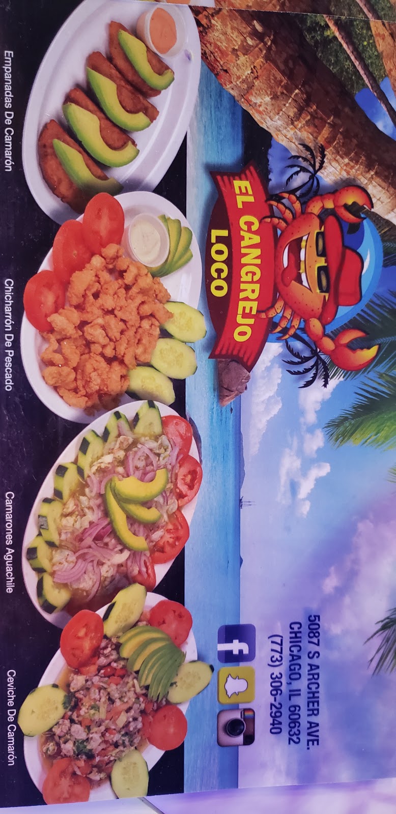 El cangrejo loco | restaurant | 5087 S Archer Ave, Chicago, IL 60632, USA | 7733062940 OR +1 773-306-2940
