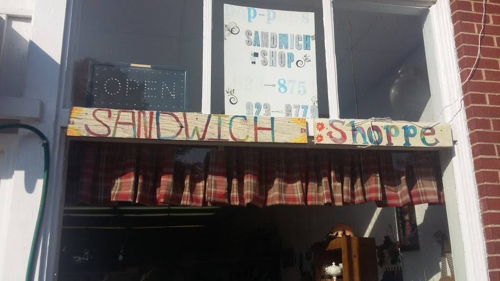 Pop Pops Sandwich Shop | restaurant | 312 Main St, Greenup, KY 41144, USA | 6069238754 OR +1 606-923-8754