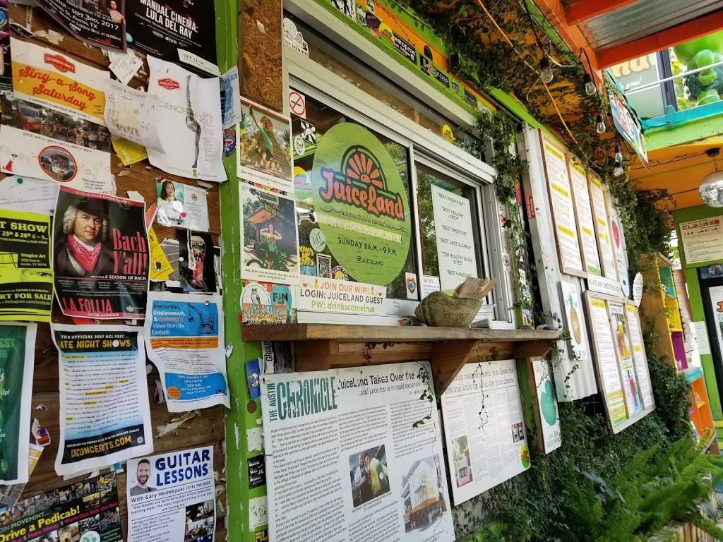 JuiceLand | restaurant | 2601 E Cesar Chavez St, Austin, TX 78702, USA | 5123518439 OR +1 512-351-8439