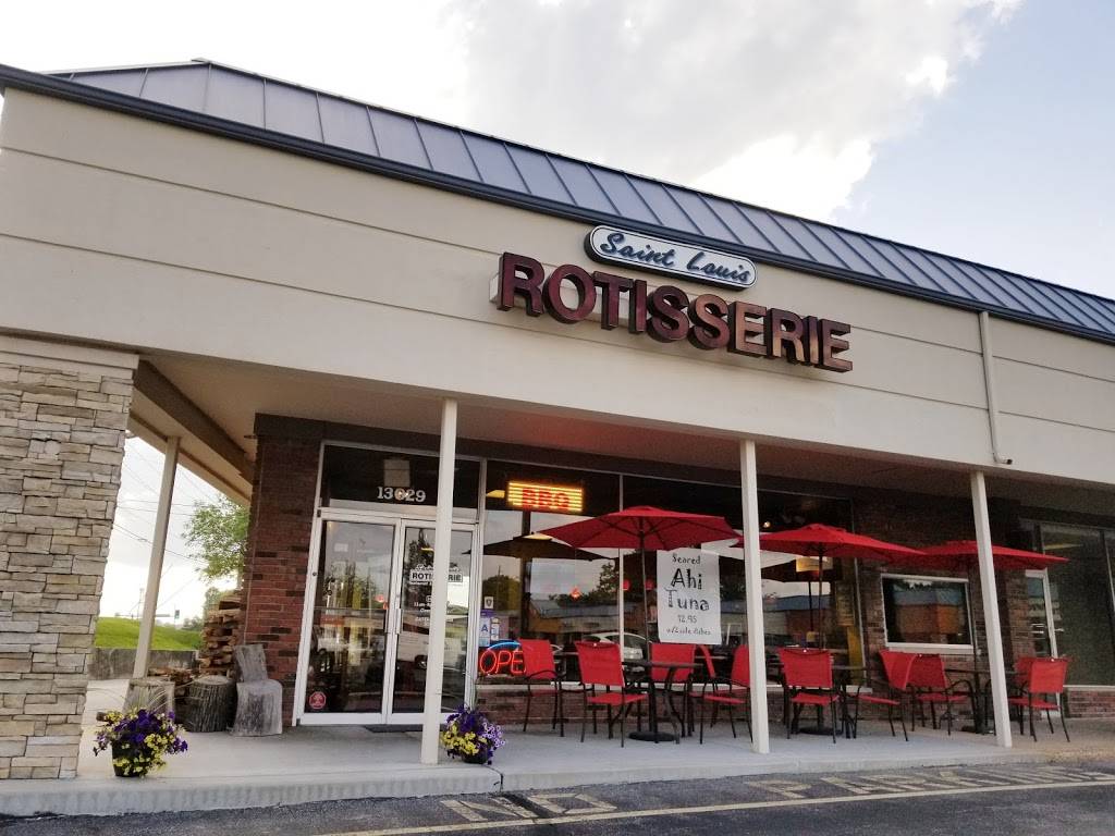 St Louis Rotisserie | restaurant | 12414 Olive Blvd, Creve Coeur, MO 63141, USA | 3145765656 OR +1 314-576-5656