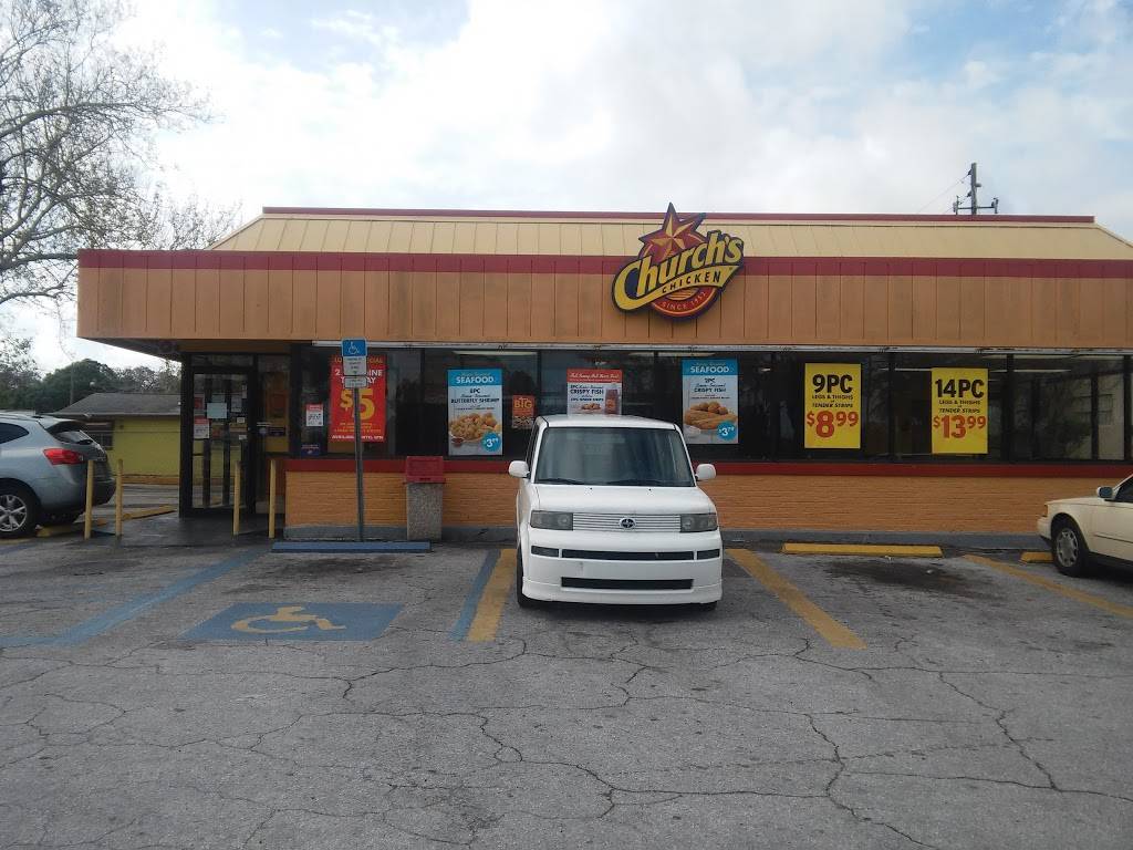 Churchs Chicken | restaurant | 1575 Gulf to Bay Blvd, Clearwater, FL 33755, USA | 7274616900 OR +1 727-461-6900