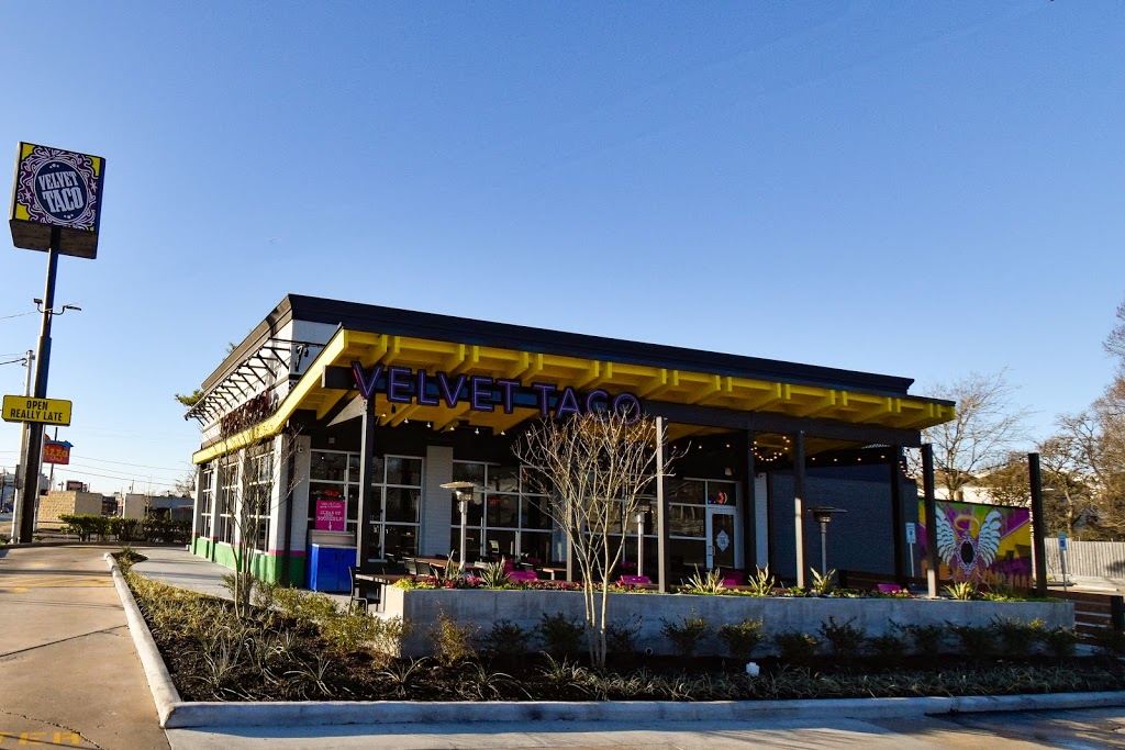 Velvet Taco | restaurant | 2001 N Shepherd Dr, Houston, TX 77008, USA | 3468958226 OR +1 346-895-8226