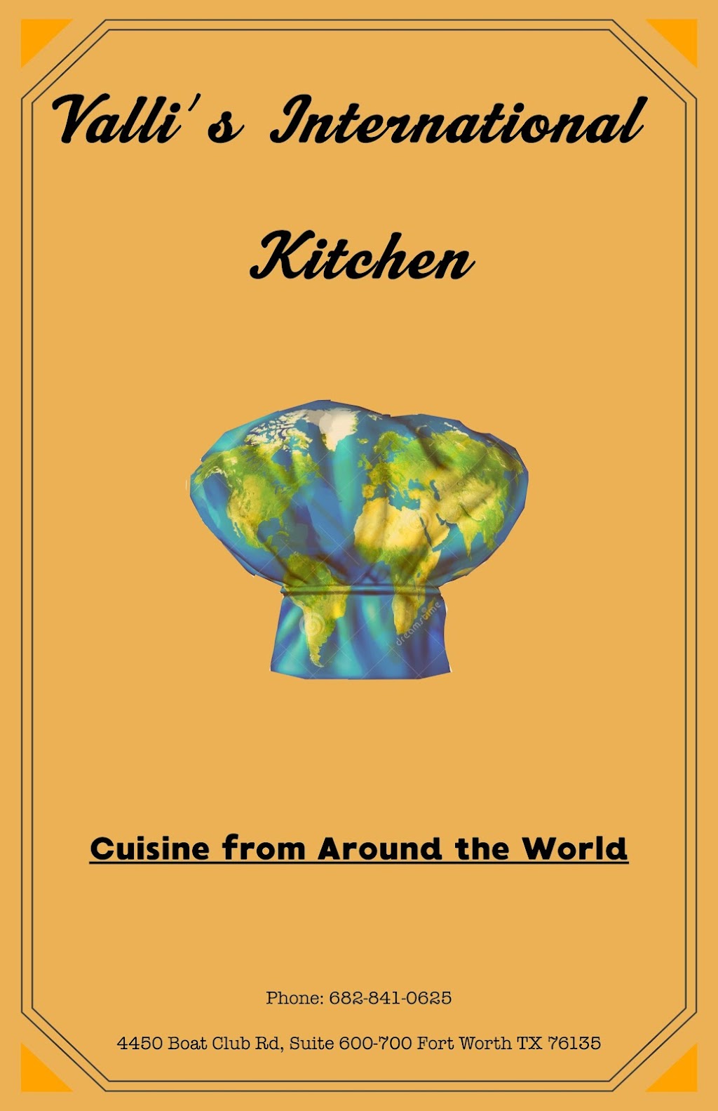 Vallis International Kitchen | restaurant | 4450 Boat Club Rd Suite 700, Fort Worth, TX 76135, USA | 6828410625 OR +1 682-841-0625