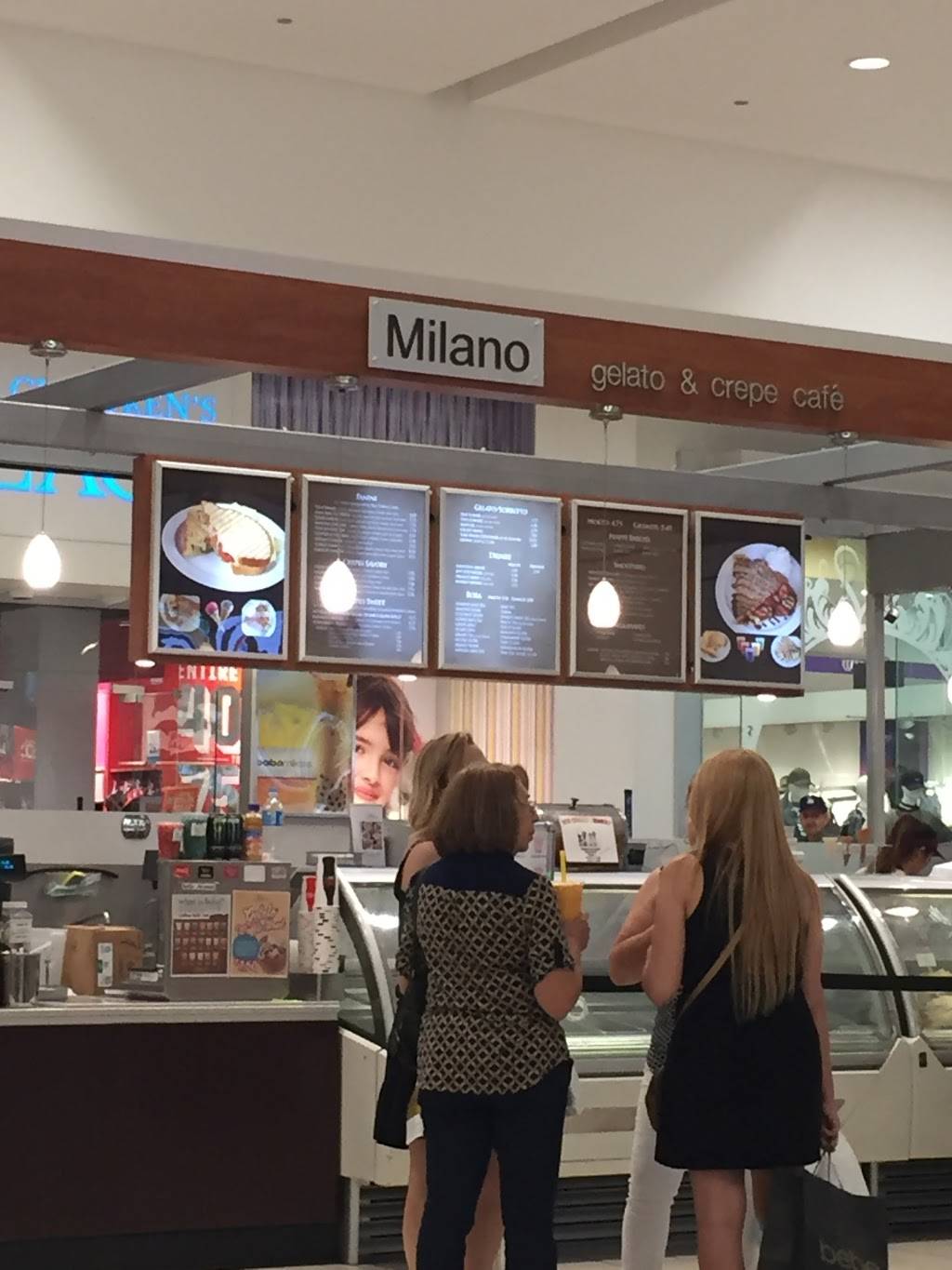 Milano Gelato & Crepe Cafe | cafe | 9003 Los Cerritos Center, Cerritos, CA 90703, USA | 5624023881 OR +1 562-402-3881