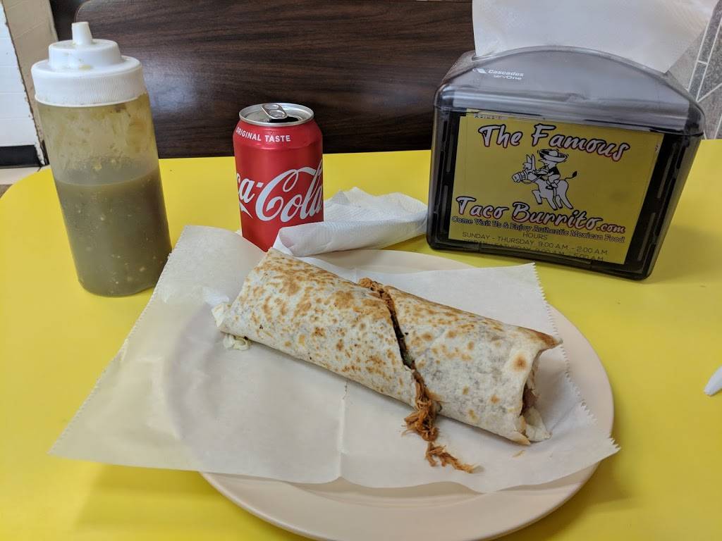 The Famous Taco Burrito | restaurant | 3603 N Western Ave, Chicago, IL 60618, USA | 7735294402 OR +1 773-529-4402