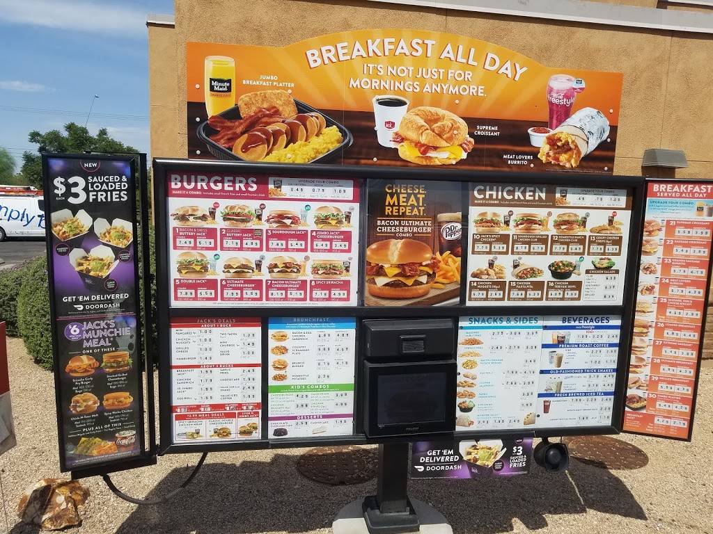 Jack in the Box | restaurant | 9530 E 22nd St, Tucson, AZ 85748, USA | 5207511881 OR +1 520-751-1881