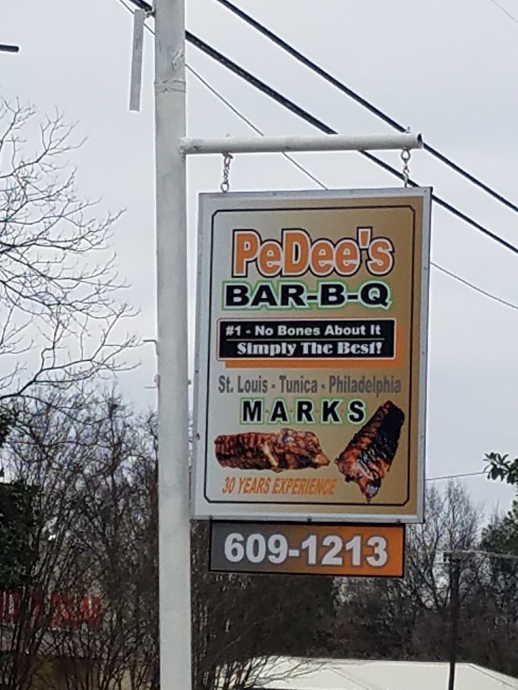 PeDees BAR-B-Q | restaurant | 742-748 M.L.K. Jr Dr, Marks, MS 38646, USA | 6626091213 OR +1 662-609-1213
