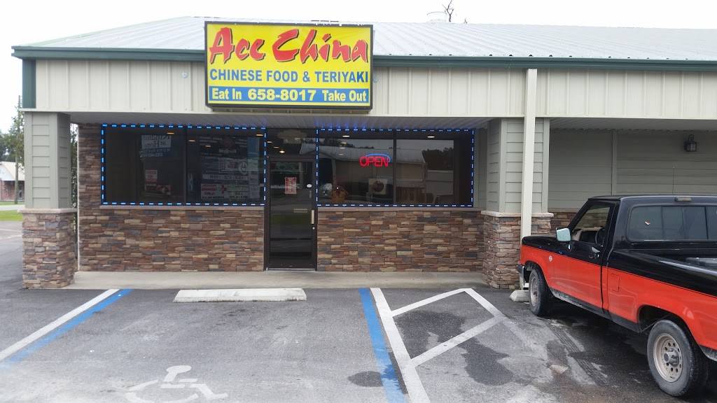Ace China | restaurant | 1122 E Wade St, Trenton, FL 32693, USA | 3526588017 OR +1 352-658-8017