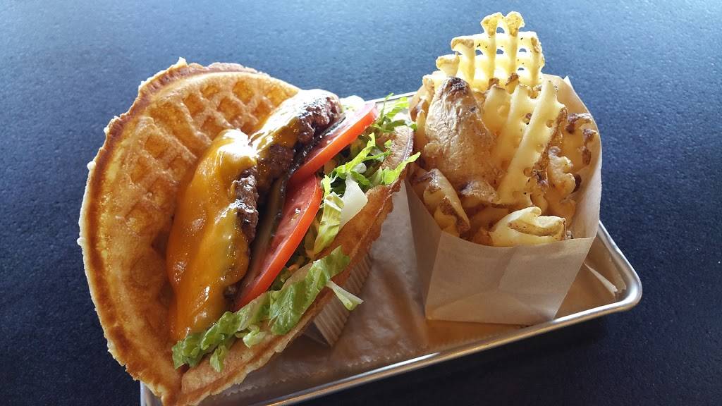 Bruxie Original Fried Chicken & Waffle Sandwich | cafe | 13865 City Center Dr, Chino Hills, CA 91709, USA | 9093344162 OR +1 909-334-4162