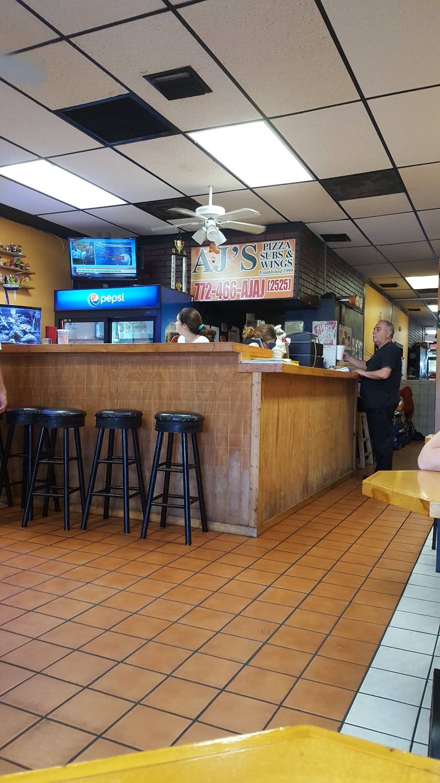 AJs Pizza, Subs, and Wings | restaurant | 3215 US-1, Fort Pierce, FL 34982, USA | 7724662525 OR +1 772-466-2525