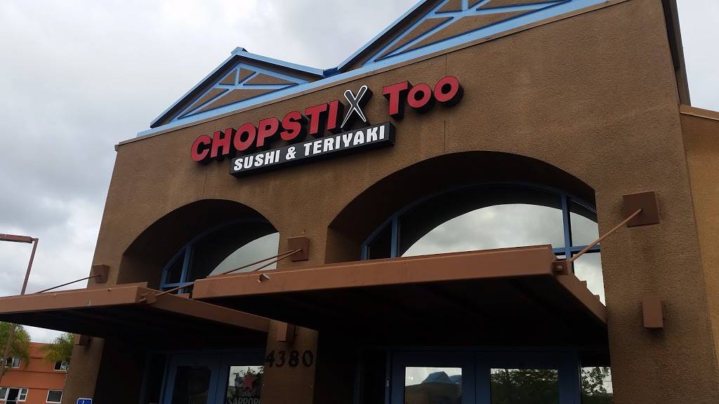 Chopstix Too Sushi & Teriyaki | restaurant | 4380 Kearny Mesa Rd #300, San Diego, CA 92111, USA | 8585651288 OR +1 858-565-1288