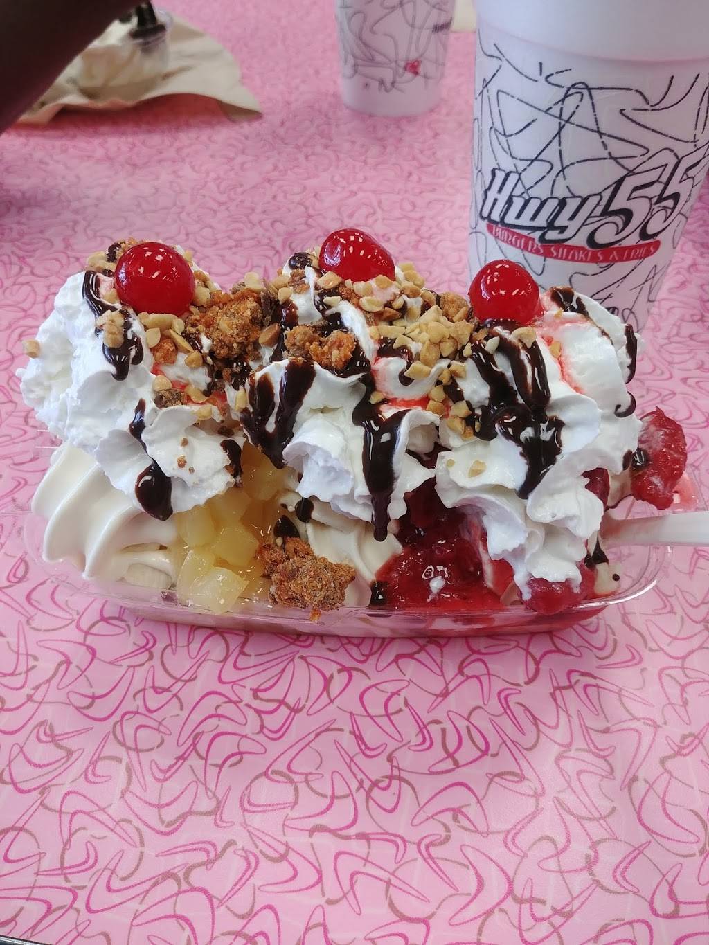 Hwy 55 Burgers Shakes & Fries | restaurant | 4859 Old York Rd #104, Rock Hill, SC 29732, USA | 8039855555 OR +1 803-985-5555