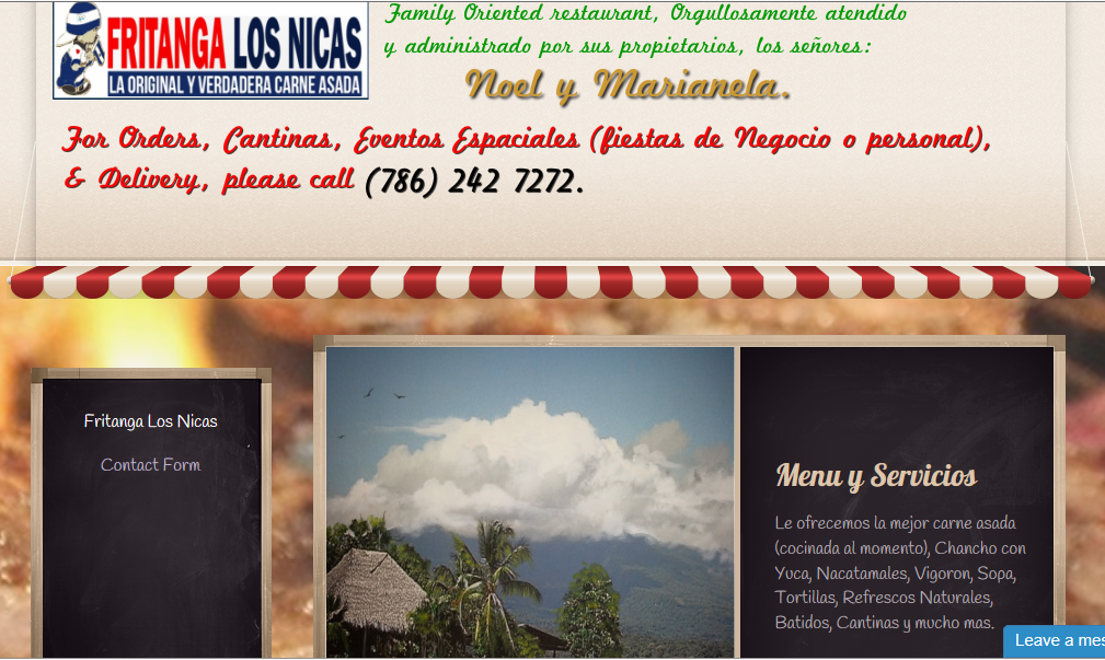 Fritanga Los Nicas | restaurant | 11364 Quail Roost Dr, Miami, FL 33157, USA | 7862427272 OR +1 786-242-7272