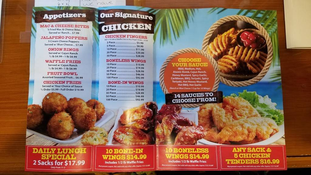 Island Chicken Hut | restaurant | St. Augustine, FL 32080, USA | 9042174268 OR +1 904-217-4268