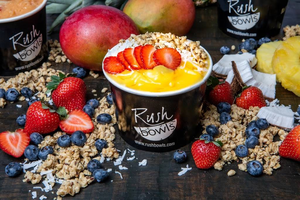 Rush Bowls | restaurant | 1421 N Dunn St, Bloomington, IN 47408, USA | 8122691670 OR +1 812-269-1670