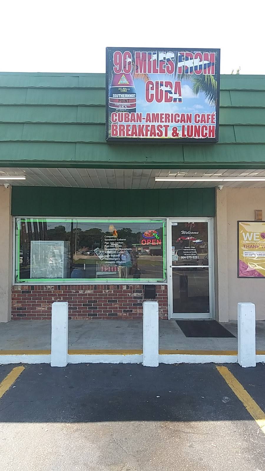 90 Miles from Cuba Authentic Cuban Restaurant | restaurant | 9938 Beach Blvd, Jacksonville, FL 32246, USA | 9043799281 OR +1 904-379-9281